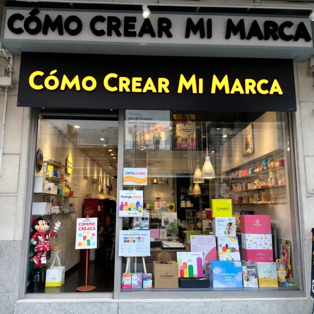 Ilustración de un empresario o emprendedor definiendo su identidad visual para saber cómo crear mi marca para su negocio en la era digital.